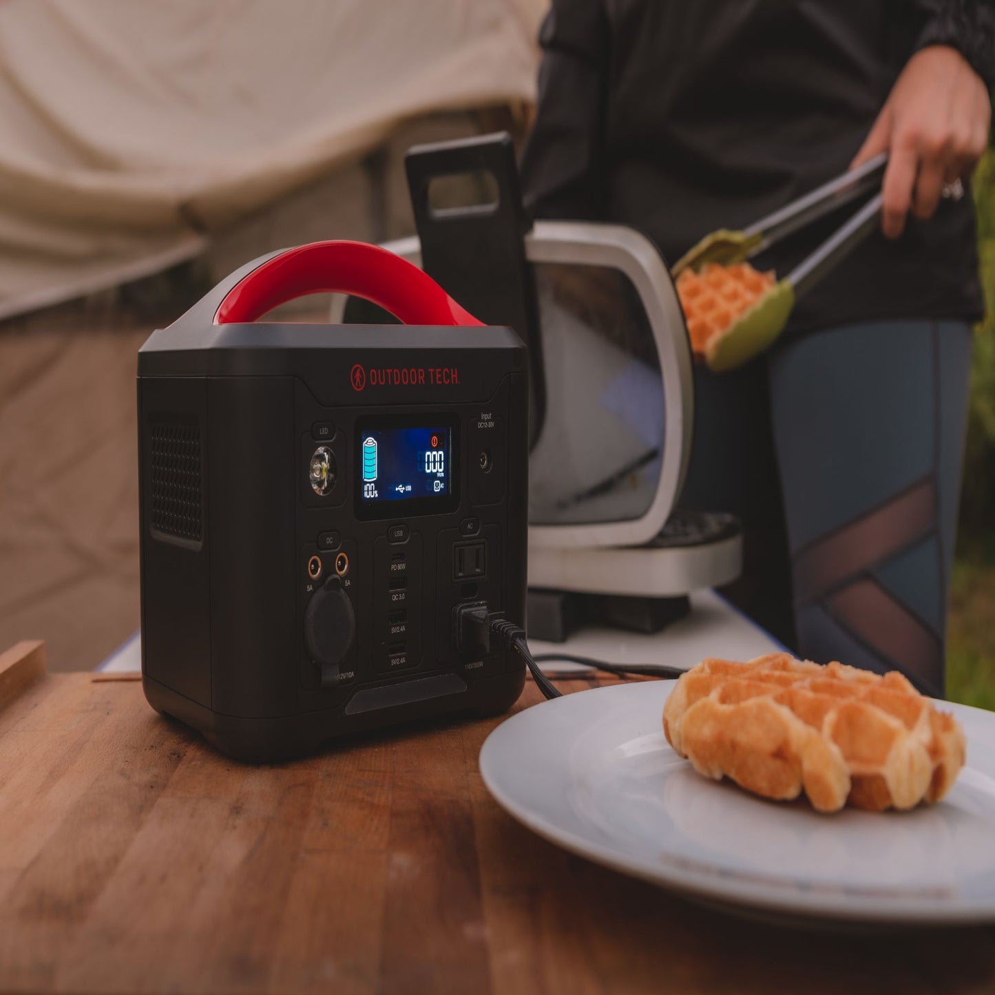Grizzly: A portable power source with a large capacity of 296Wh, perfect for outdoor use