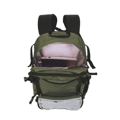 Mountaineer: A 40L outdoor backpack with a 6.5W solar panel.