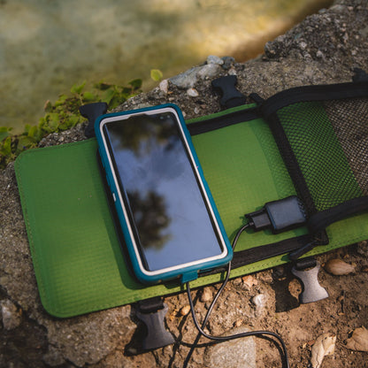 Mountaineer: A 40L outdoor backpack with a 6.5W solar panel.